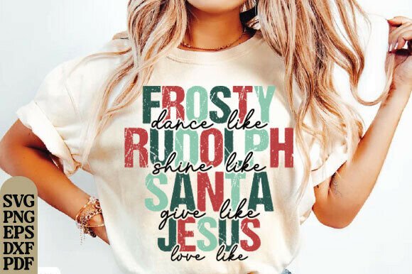 Christian Christmas SVG: Dance Like SVG Graphics & T-Shirt Designs