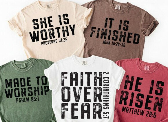 Christian Quote SVG Bundle: Graphics for T-Shirt Designs