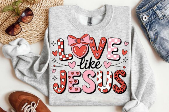 Christian Valentines PNG Graphics for T-Shirt Designs