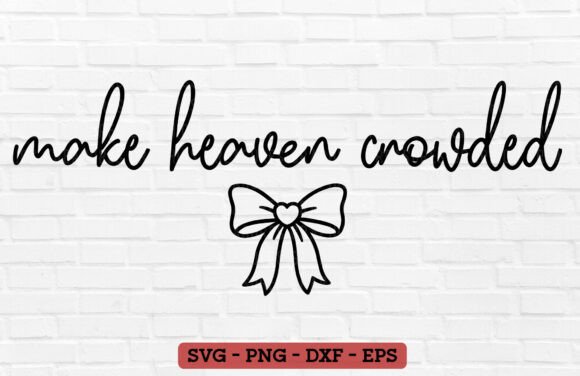 Coquette Christian SVG PNG Heaven Faith Graphics