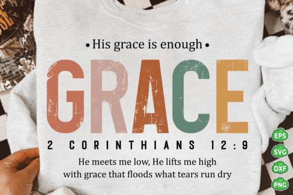 Grace SVG: Bible Verse Graphics for T-Shirt Designs