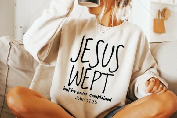 Jesus Wept SVG Graphics for T-Shirt Designs & Local Branding