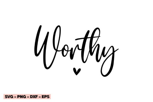 Worthy SVG Christian Jesus Worship Graphics for T-Shirt Designs
