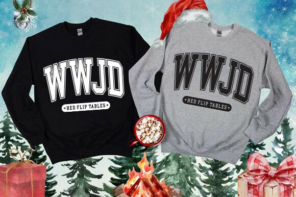 WWJD SVG PNG: Funny Christian Shirt Desi Graphics